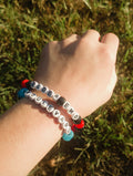 Pop-Punk Inspired Kandi Bracelet Set | Handmade Concert Jewelry