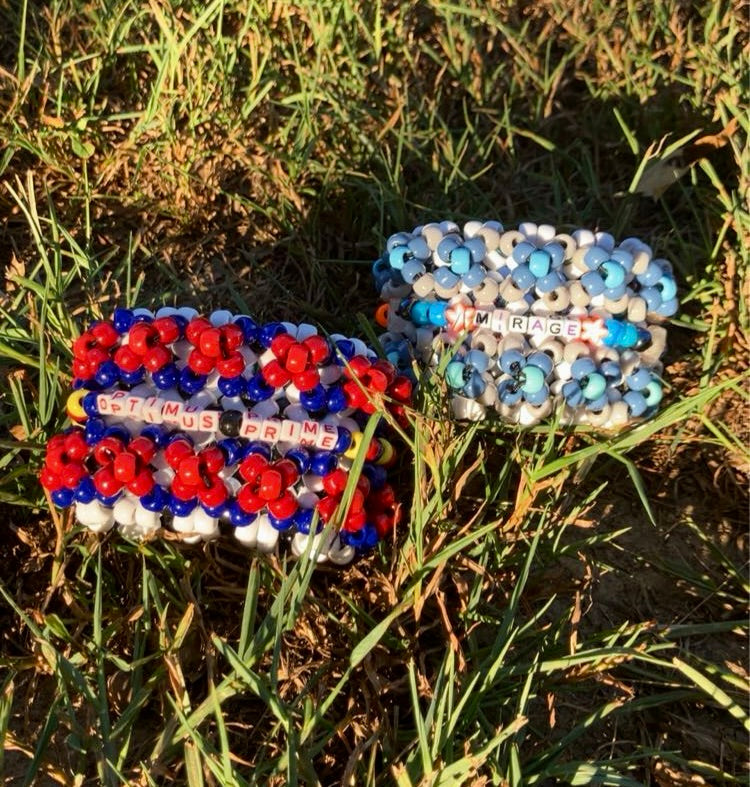 Autobot Rotating Cuff | Transformers Inspired Beaded Bracelet (sold separate)