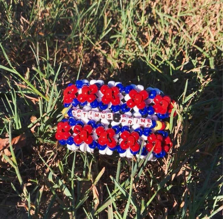 Autobot Rotating Cuff | Transformers Inspired Beaded Bracelet (sold separate)